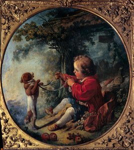 A tudós kutya Francois Boucher festménye (1703-1770) 18. századi Choletn Művészeti és Történeti Múzeum alkotó: François Boucher