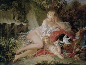 Vénusz és Ámor alkotó: François Boucher