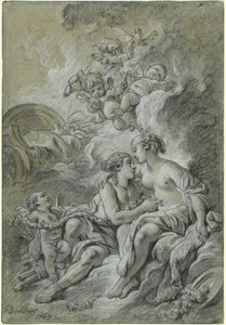 Venus az ő kedves Adonisára támaszkodva… alkotó: François Boucher