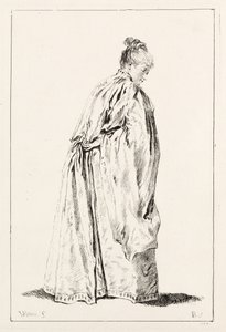 álló nő alkotó: François Boucher