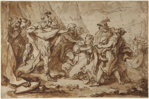 Nők és katonák alkotó: François Boucher