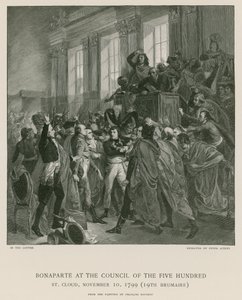 Bonaparte az ötszázak tanácskozásán