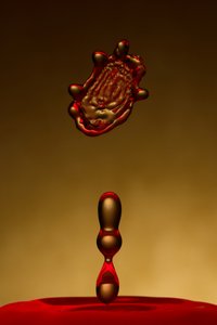 Dynamic Gold Red Splash alkotó: Francois Casanova