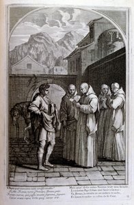 Francois Chauveau metsze 1680 „Szent Bruno élete”, a Chartreux-i rend alapítója alkotó: Francois Chauveau