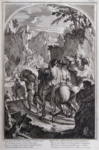 Illusztráció a "Szent Brúnó, a Chartreux rend alapítója életéből" Párizs 1660. Eustache Le Sueur festményei után és Fran Sois Chauveau metszetében ©UIG/Leemage alkotó: Francois Chauveau