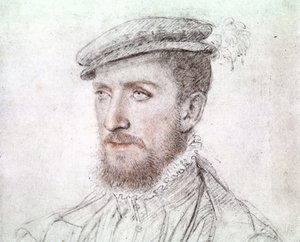 Gaspard de Coligny (1519-1572) (rajz) alkotó: François Clouet