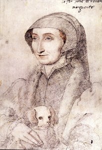 Navarrai Marguerite (1523-1574) (rajz) alkotó: François Clouet