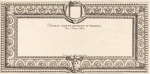 Címlap Callot „Különféle olasz tájak” című művéhez