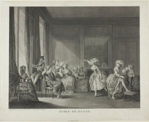 Tánciskola alkotó: Francois Dequevauviller