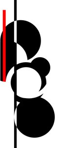 Treble Clef, 2016, (szitanyomat) alkotó: Francois Domain