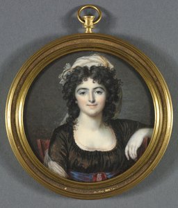 Barna ruhás nő portréja, 1795.