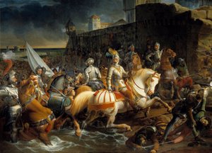 Calais elfoglalása Guise-i Francois I., Aumale hercege (1519-1563) által, január 9.