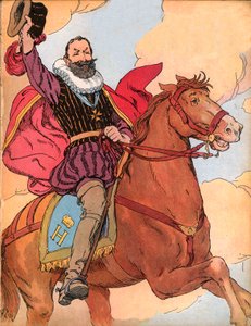 IV. Henrik király (1553-1610) (IV. Henrik francia király) Francois Edouard Zier (1856-1924) illusztrációja a Our-glories-nationales”-ben” 1920 alkotó: Francois Edouard Zier