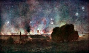 Arras on Fire at at Night, Franciaország, 1915. július 5-6., 1926.