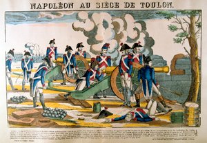 Napóleon Toulon ostrománál, 1793, 1835 körül