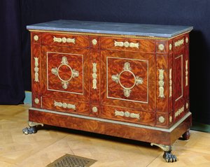 Tálalószekrény, 1810 körül (fa és márvány) alkotó: Francois H. G. (attr. to) Jacob-Desmalter
