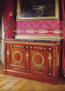 First Empire Style komód, 1804-15 (akác, márvány és aranyozott bronz)