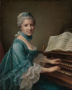 Madame Charles Simon Favartnak mondott női portré, 1757 alkotó: Francois Hubert Drouais