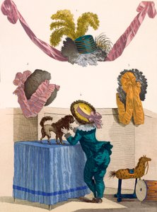 Kalaptervek, Dupin gravírozása, 325-ös tábla a „Galeries des Modes et Costumes Francais”-tól, 1780