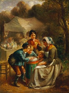 A játékkereskedő, 1860 alkotó: Francois Louis Lanfant de Metz