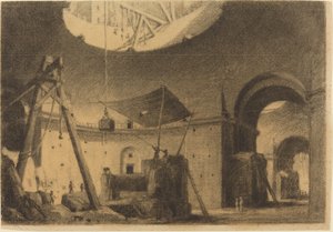Kupola javítása alkotó: Francois-Marius Granet