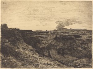 Kőbánya a Montmartre közelében alkotó: Francois Nicolas Chifflart