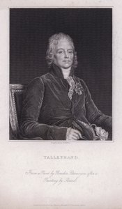 Charles Maurice de Talleyrand-Perigord francia politikus és diplomata (metszet)
