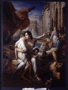 Belsunce monsignorja a marseille-i pestis idején alkotó: Baron François Pascal Simon Gérard