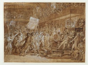 Toll, bistre-wash, gouache kiemelések ... alkotó: Francois Pascal Simon Baron Gerard