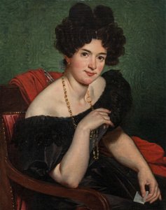 Hölgyportré, 1830 körül (olaj, vászon)