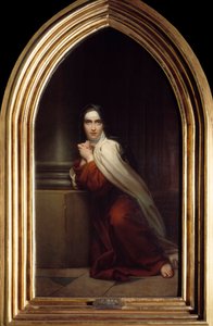 Francois Gerard (1770-1837) Szent Teréz festményének ábrázolása 19. századi Párizs, Institut Catholique