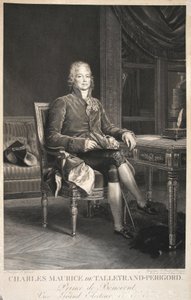 Charles Maurice de Talleyrand-Perigord, Benevent hercege, nagyválasztó alelnök, kocsma. 1809 alkotó: Francois Pascal Simon Gerard