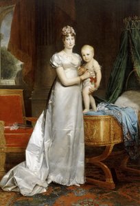 Marie-Louise császárné Róma királyával alkotó: Francois Pascal Simon Gerard