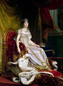 Joséphine de Beauharnais, Napóléon Bonaparte első felesége 1763-1814 koronázási jelmezben, 1807-1808