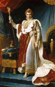 I. Bonaparte Napóleon császár portréja 1769-1821 koronázási ruhájában