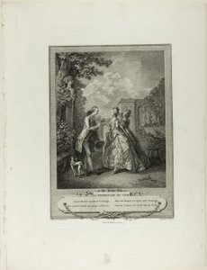 Esti séta, a Monument du Costume Physique et Moral de la fin du Dix-huitième siècle-ről alkotó: Francois Robert Ingouf