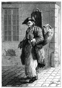 Utazó zenész, 1885. alkotó: Francois Robert Ingouf