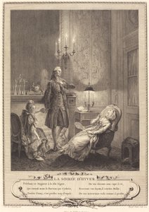 A téli este alkotó: Francois Robert Ingouf after Sigmund Freudenberger