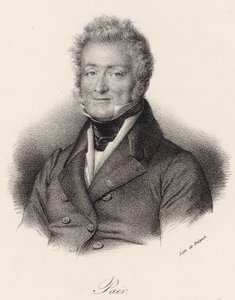 Ferdinando Paer zeneszerző portréja 1771-1839, 1830.