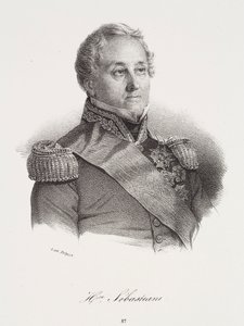 Horace Sébastiani portréja alkotó: Francois Seraphin Delpech