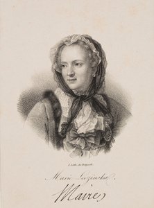 Maria Leszczyńska portréja alkotó: Francois Seraphin Delpech