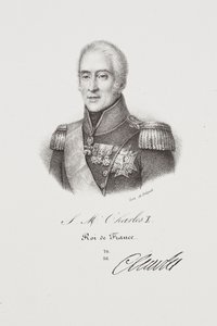 X. Károly király portréja alkotó: Francois Seraphin Delpech