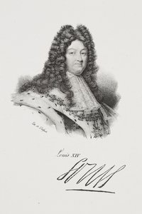 XIV. Lajos király portréja alkotó: Francois Seraphin Delpech