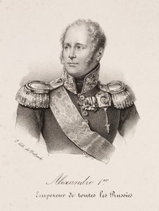 I. Sándor orosz cár portréja alkotó: Francois Seraphin Delpech