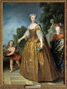 Marie Leczinska (vagy Leszczynska) portréja alkotó: Francois Stiemart