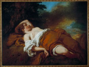 Az alvó aratógép. Francois De Troy (1645-1730) festménye