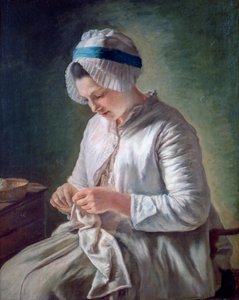Fiatal nő munkában, c1725-1778