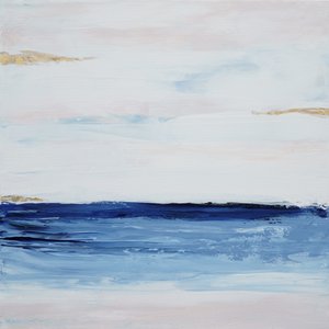 Kék-arany horizont alkotó: Françoise Wattré