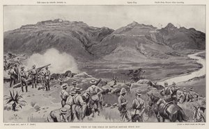 Általános nézet a Spion Kop előtti csatamezőről (litho)
