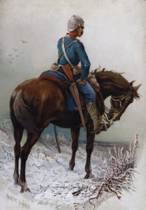 Horse Guard (színes litho)